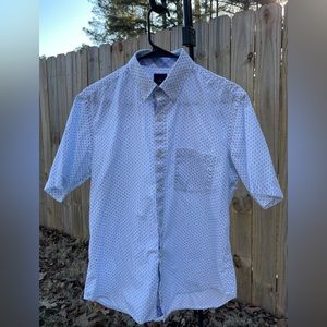 TAILORBYRD • 1930 Collection • Men’s Short Sleeve Button Down Shirt • Medium